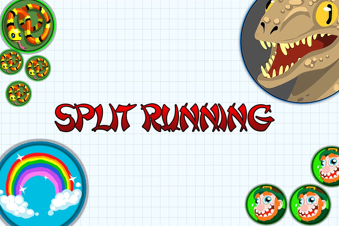 Agar.io Practicando split running  (Video Corto)