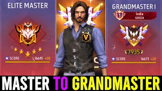Finally New Grandmaster Done ✅ Road to grandmaster in Solo #freefire