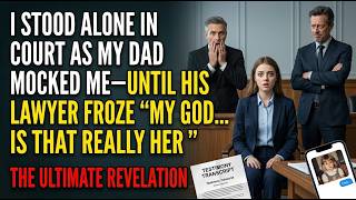 I Stood Alone in Court as My Dad Mocked Me—Until His Lawyer Froze  “My God… Is That Really Her ”