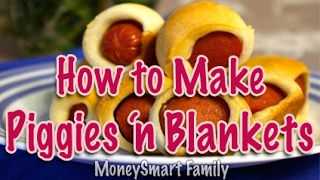 How to Make  Piggies in Blankets with crescent rolls. AKA: Mini Crescent Dogs and Wiener Winks
