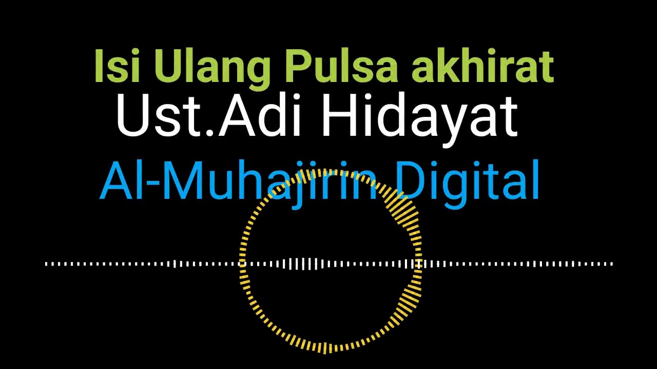 Ustadz Adi Hidayat - YouTube