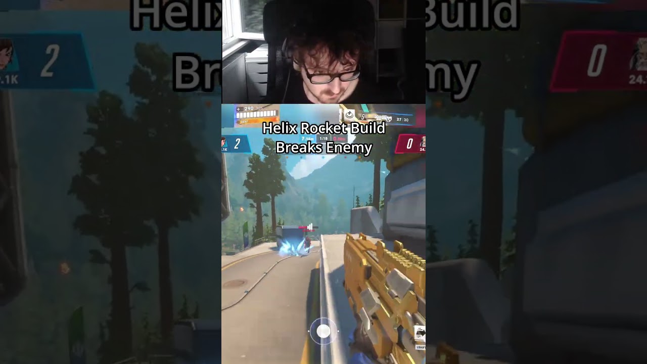 Helix Rocket Build Breaks Enemy 😈 | Overwatch 2 Stadium  