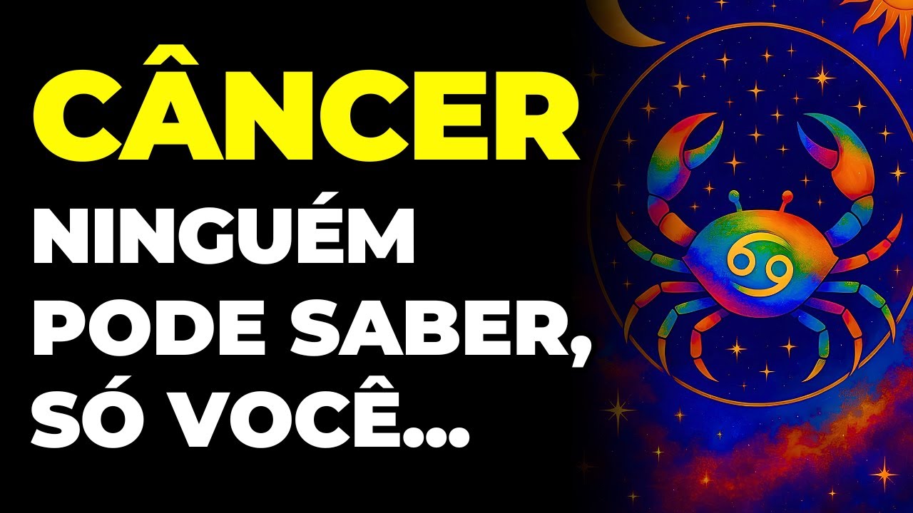 CÂNCER: 😱 VOCÊ VAI RECEBER UM ALTO VALOR EM DINHEIRO | NÃO CONTE A NINGUÉM | VAI ACONTECER AGORA