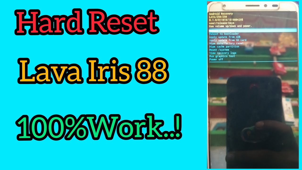 Lava Iris 88 Hard Reset.🔓 Easy Method.100% Working.🥰