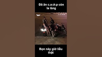 Dàn cảnh cư.ớp xe và cái kết #cctv #thinhhanh #bahangxom