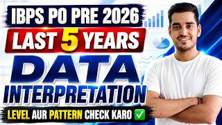 IBPS PO PRE Last 5 Years D.I By vikas jangid!