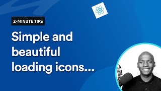 Add simple and beautiful loading icons to your app in just 2 lines of code (#shortips)