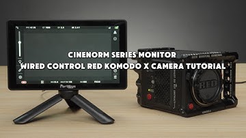 CINENORM OS Series Monitor Wired Connection to RED KOMODO X