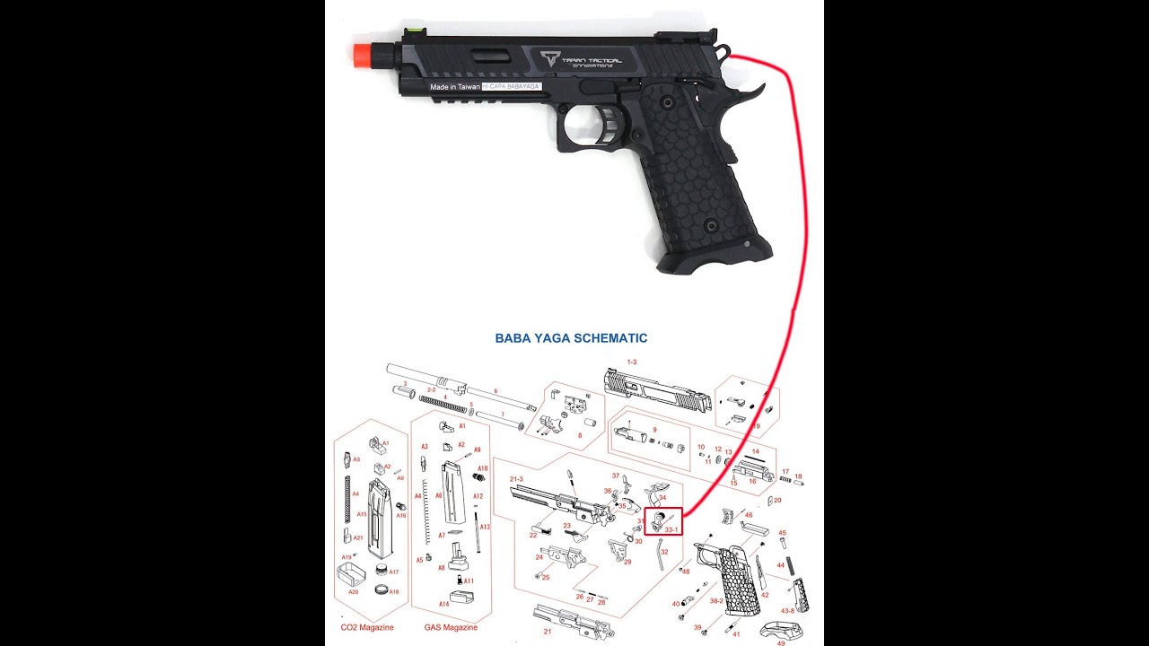 Replaced SRC's Hi-capa Babayaga Hammer(SRC 바바야가 해머 교체)