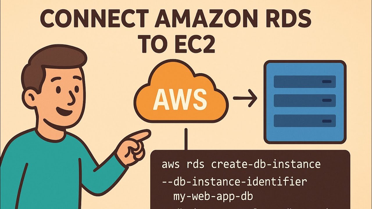USE AWS CLI to connect RDS DATABASE with EC2 INSTANCE - YouTube