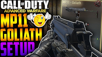 COD AW - "MP11 GOLIATH" BEST ELITE CLASS SETUPS - MP11 GOLIATH Setup! (COD AW Elite Guns)