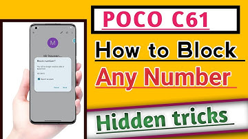 POCO C61 How to Block Any Number | Kisi Bhi Number ko Block kare useful trick