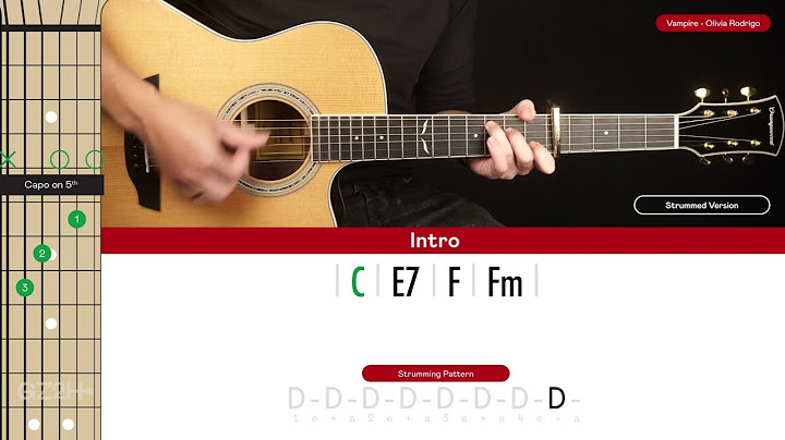Vampire Guitar version - Guitar performance video thumbnail