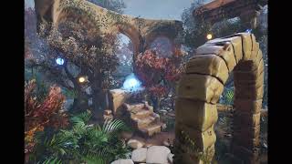 3D ruins in stylized and realistic mode /// Unreal Engine