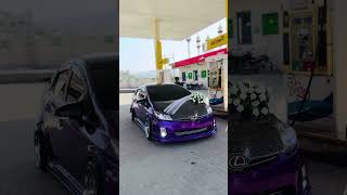 Toyota Prius 2010 Purple Wrap Modified Rims Installed Air Suspensions Storm The Carguy
