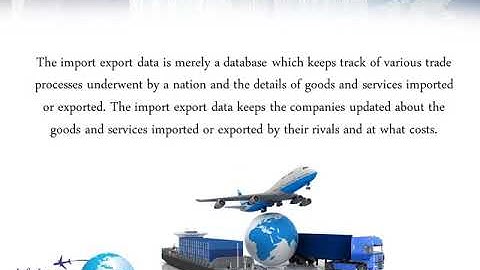 Newest Import Export Data for a New Trader by Info Impex Services