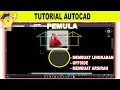 TUTORIAL AUTOCAD PEMULA || CYRCLE, OFFSIDE, HATCH