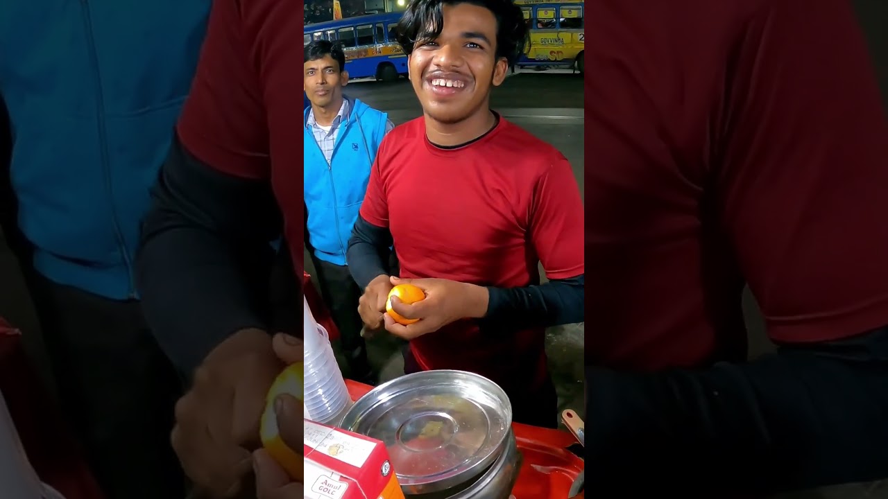 Street Orange Juice in Kolkata, India 🇮🇳