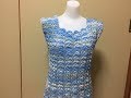 Crochet Blue Summer Blouse Tutorial