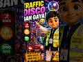 🚦😂 Traffic rules maine banaye... aur poora traffic DISCO ban gaya! 💃🕺 #trafficrules #youtubeshorts