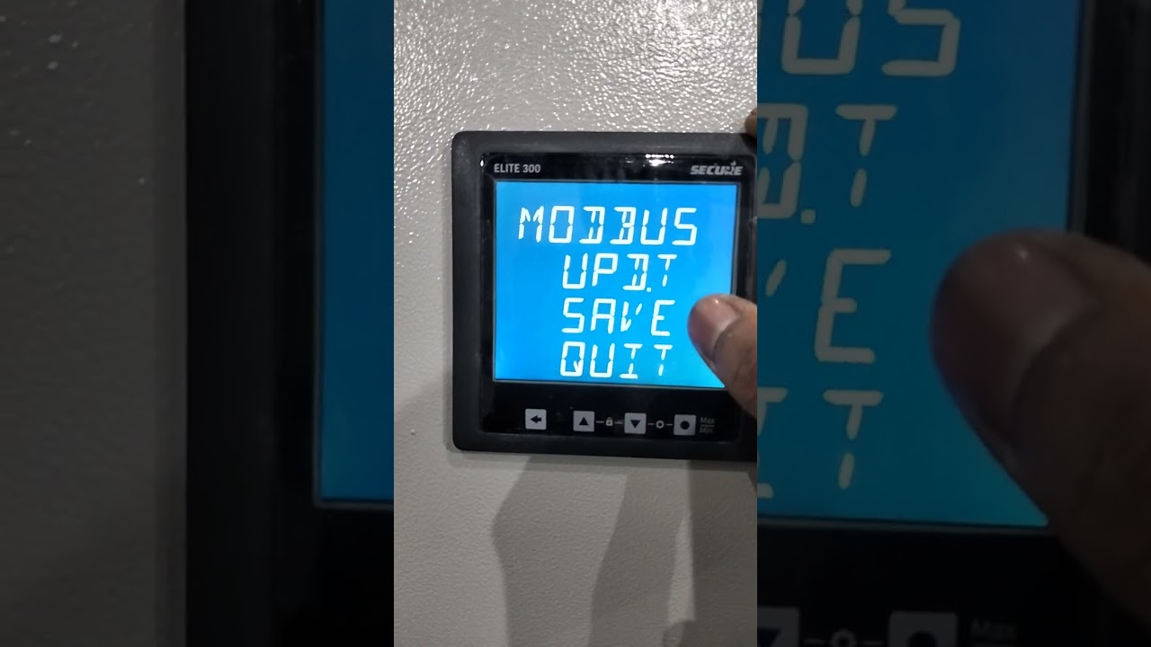 SECURE ELITE 300 MFM Meter Parameters settings