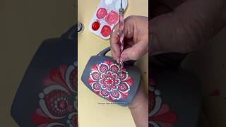 Dot mandala flower coffee mug painting #mandala #mandalaart #handmade #mandalaartist #artandcraft