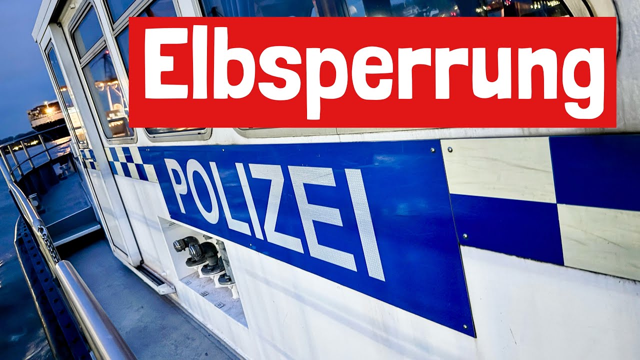 Elbsperrung - Kontrolle - Bergung