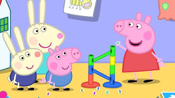 The Biggest Marble Run Challenge with Peppa Pig | Peppa Pig Official Family Kids Cartoon