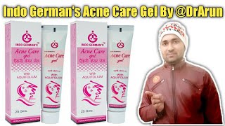 Indo German's Acne Care Gel Review In Hindi - Indo German's Acne Care Gel Use In Hindi By @DrArun
