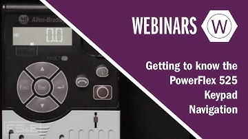 Getting to Know The PowerFlex 525 - Navigating the Keypad