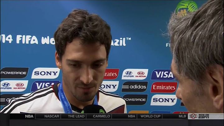 Mats Hummels Winning Post Match Interview | LIVE 7 13 14