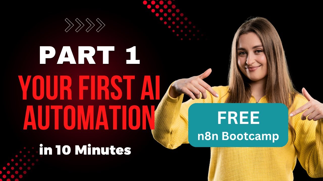 n8n automation for Beginners | Your First AI Automation - YouTube