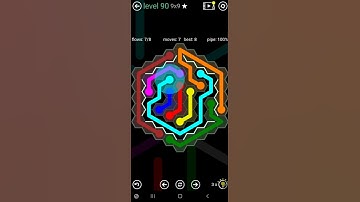 How To Solve Flow Free Hexes Courtyard Pack Level 90 9x9 Board Walk Through Solution Walkthrough