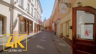 Vilnius, Lithuania - Walking Tour with City Sounds (4K 60fps) - Part #2