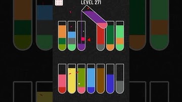 water sort color puzzle level 271 gameplay walkthrough solution