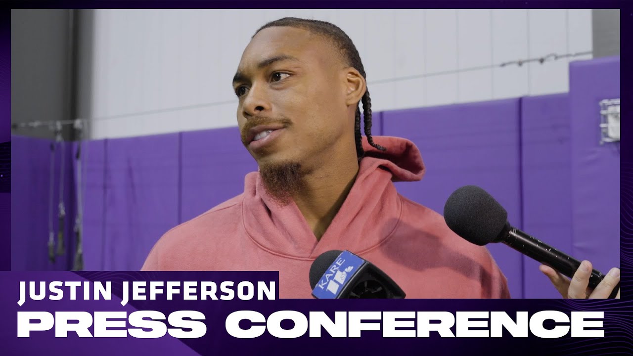 Джастин Джефферсон о том, что нападению «Викингов» нужно обрести уверенность, а защита пытается е...