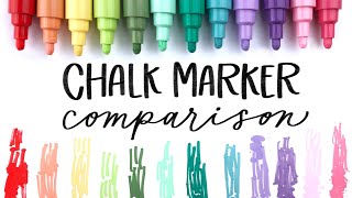 Chalk Marker Comparison for Chalk Lettering!