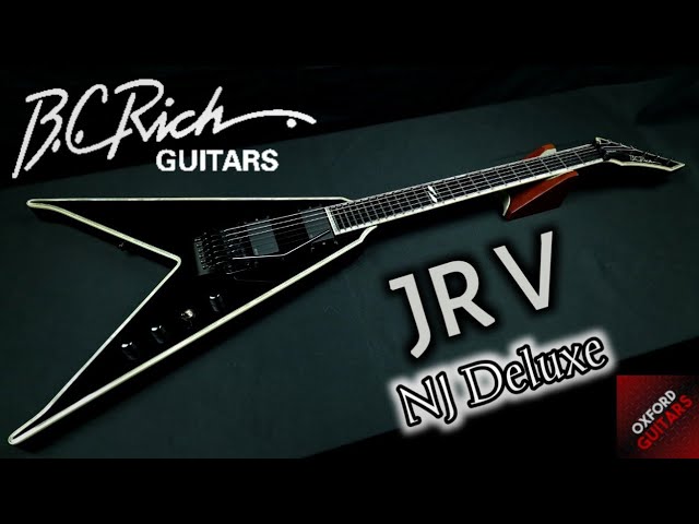 BC Rich JR. V NJ Deluxe Onyx Black 2011 Korea Floyd Rose EMG 81 85