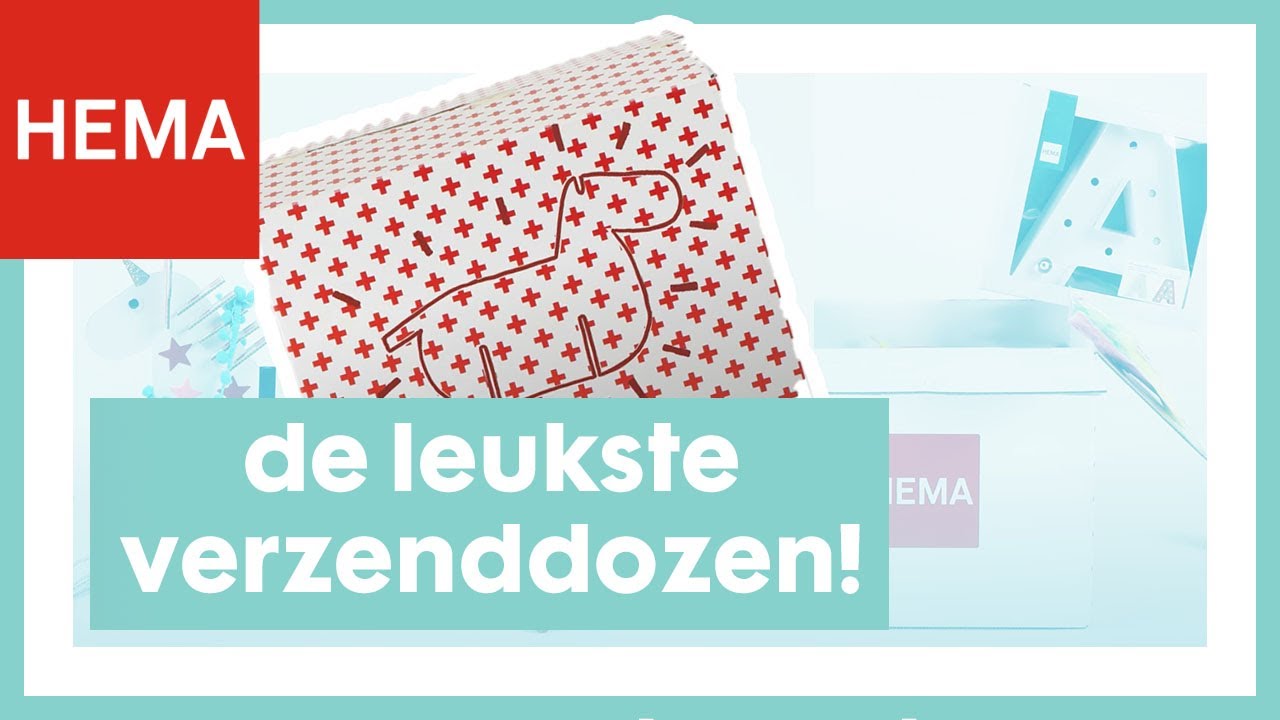 Attent Eik bundel Nieuwe verzenddozen van HEMA - YouTube