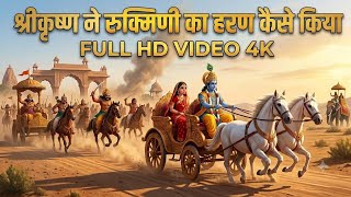 The Abduction of Rukmini | Rukmini Haran | The Story of Shri Krishna and Rukmini | Rukmini's Entr...