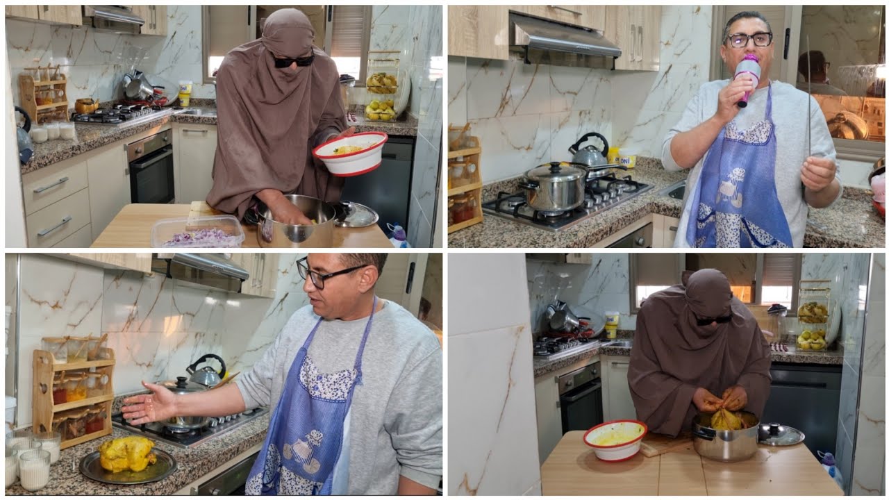 عروسة جديدة فدار عايدة😲 تحدات شوشو فدجاج محمر😋🌙😍 زقزوق بهراتو نتيجة وعايدة قتلاتها الغيرة😢😱