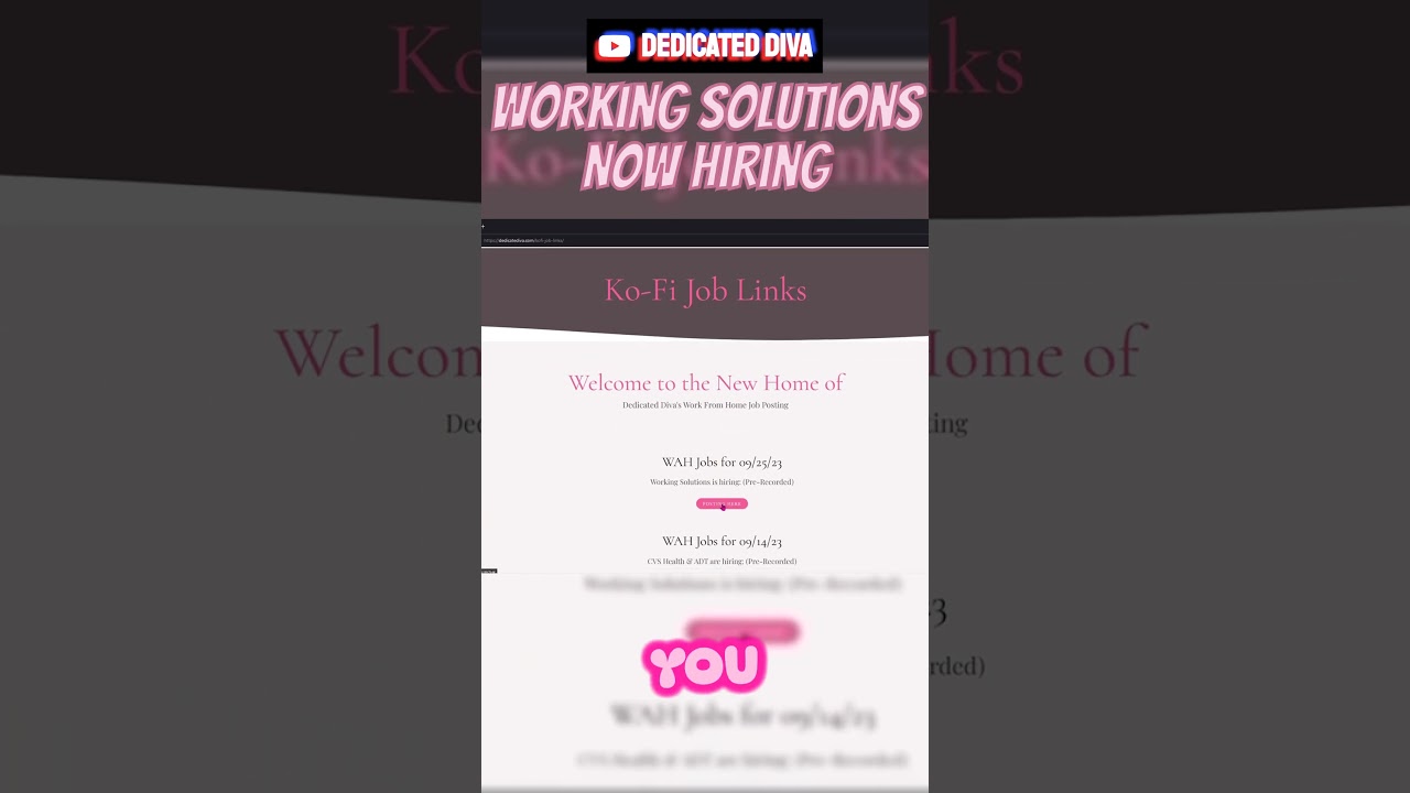 Working Solutions is Hiring 09/25/23 