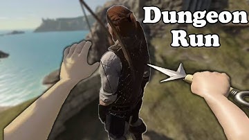 I Beat The HARDEST Dungeon in Blade and Sorcery U12 As A Shinobi | Best Dungeon Run EVER