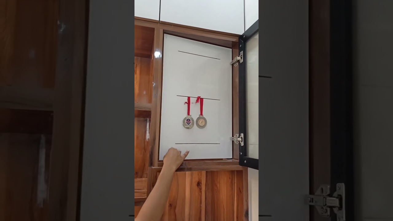 Customised design for medals showcase 