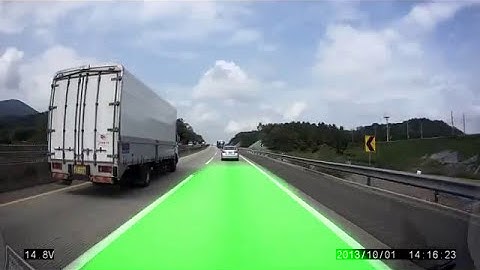 Driving lane detection using Convolutional Neural Network - 1