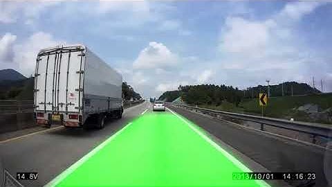 Driving lane detection using Convolutional Neural Network - 1