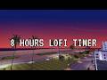 8 Hours Lofi Timer — Sunset in Vice
