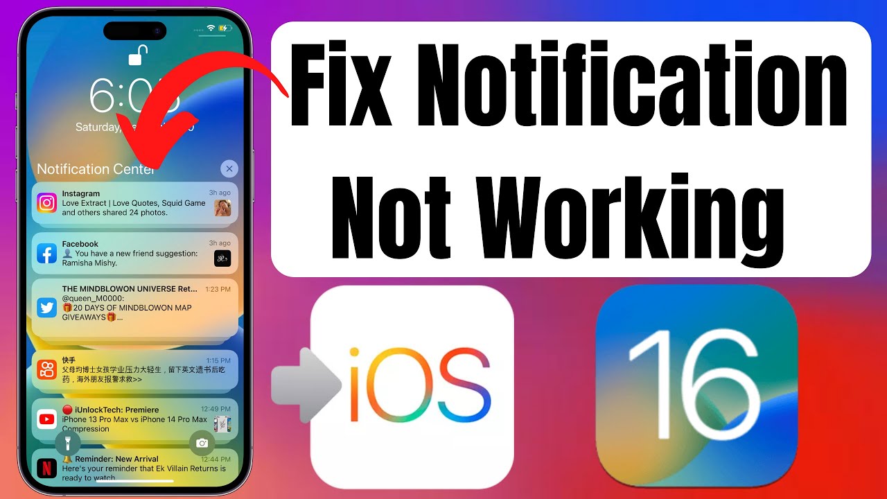 How To Fix Notifications Not Working In IOS 16 On IPhone IPad After