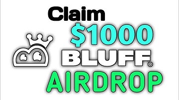 Claim $1000 Instant Sign Up Bonus on Bluff Airdrop & Earn Blink Points & Convert to $BLUFF