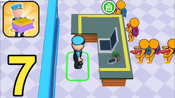 Airport Rush 3D - Gameplay Walkthrough Part 7 Duty Free Area Upgraded  ( Android,iOS )